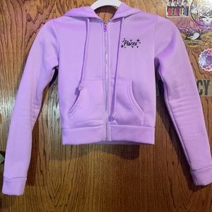 light purple pisces zodiac sign XS cop top hoodie by horoscopez
